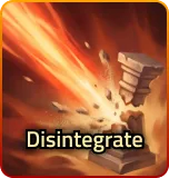 Disintegrate